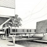 Computer Science building rendering, 1971