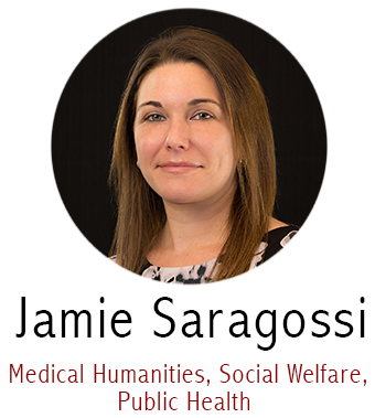 Jamie Saragossi, Subject Specialist for Medical Humanities, Social Welfare, Dental Medicine
