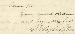 Letter, George Washington to Major Benjamin Tallmadge, September 24, 1779.